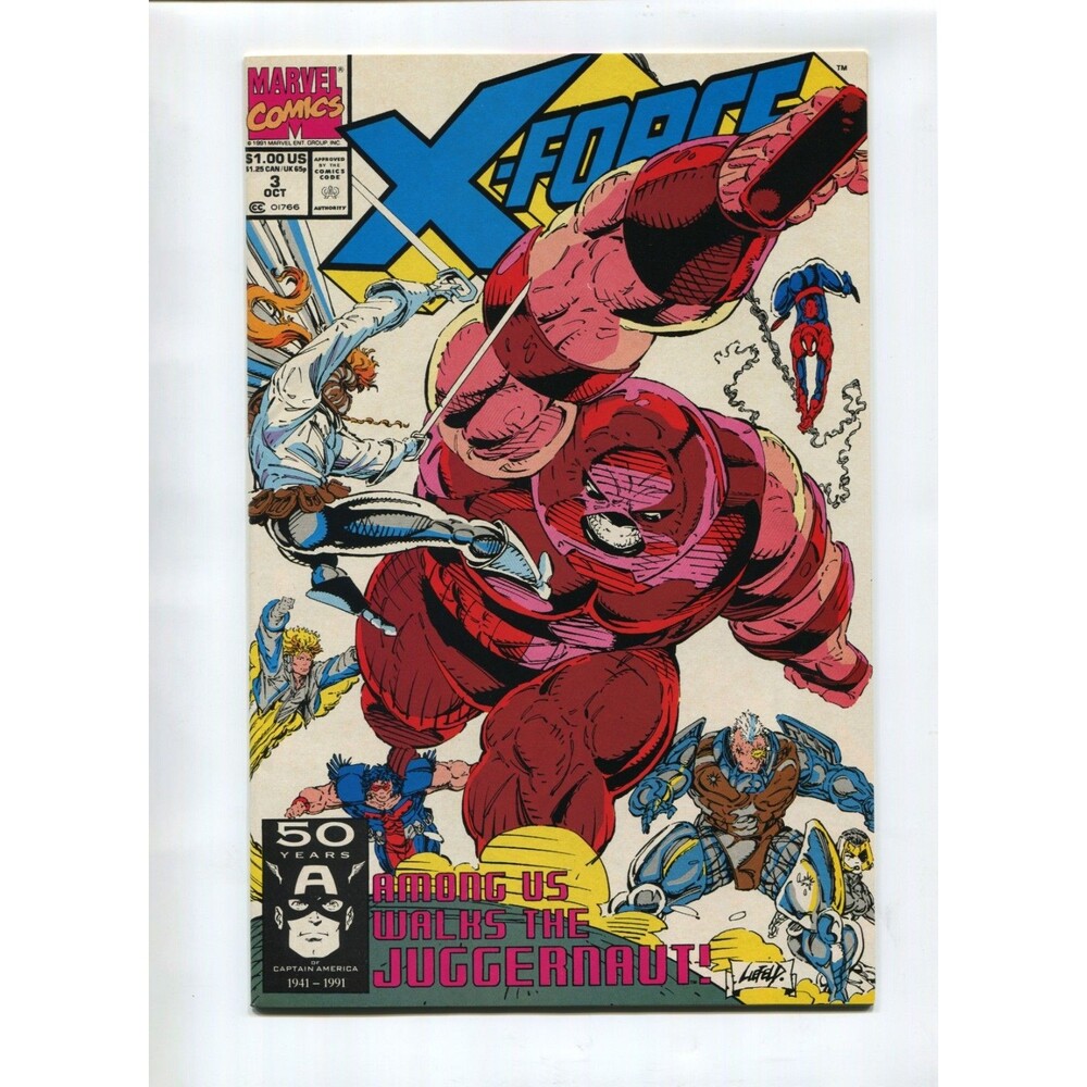 X-Force #3 1991 Marvel Comics Comic Book Direct Edition
